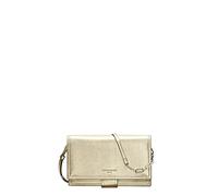 LIEBESKIND BERLIN Cuero bolso bandolera bolso de mano Lisa Metallic Crossbody Bag Light Gold dorado