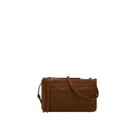 LIEBESKIND BERLIN Cuero bolso bandolera Zena Double Crossbody Bag Brown marrón