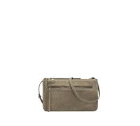 LIEBESKIND BERLIN Cuero bolso bandolera Zena Double Crossbody Bag Neutral Grey marrón topo