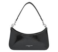 LIEBESKIND BERLIN Cuero bolso de hombro Alessia 3 Paper Touch Crinkle Shoulder Bag Black negro