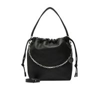 LIEBESKIND BERLIN Cuero bolso de hombro bolso bandolera Hobo Bag Black negro