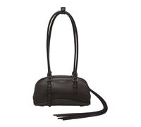 LIEBESKIND BERLIN Cuero bolso de hombro Capri Satchel Deep Soil marrón oscuro