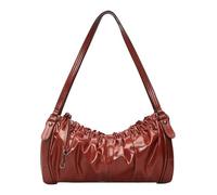 LIEBESKIND BERLIN Cuero bolso de hombro Faye Shiny Satchel Red Rock rojo