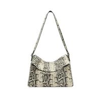 LIEBESKIND BERLIN Cuero bolso de hombro Fiona Snake Hobo Milk crema