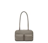 LIEBESKIND BERLIN Cuero bolso de hombro Jil Satchel Neutral Grey marrón topo