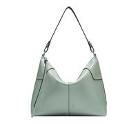 LIEBESKIND BERLIN Cuero bolso de hombro Mila Lack Distressed Hobo Bag Forest Green verde
