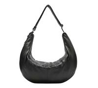 LIEBESKIND BERLIN Cuero bolso de hombro Moon Sheep Natural Hobo Bag Black negro
