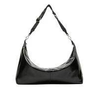 LIEBESKIND BERLIN Cuero bolso de hombro Paris 4 Paper Touch Crinkle Hobo Bag Black negro