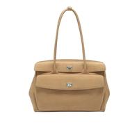 LIEBESKIND BERLIN Cuero bolso de hombro Satchel Bag Light Tan Suede marrón claro