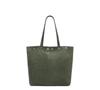 Liebeskind Berlin Rive Bolso Tote de cuero aterciopelado Verde oliva