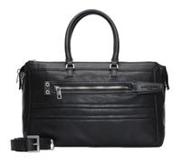 LIEBESKIND BERLIN Cuero bolso shopper bolso bandolera Delia Satchel Black negro