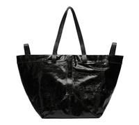 LIEBESKIND BERLIN Cuero bolso shopper Elvira Paper Touch Crinkle Shopper Black negro