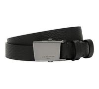 LIEBESKIND BERLIN Cuero cinturón de cintura Chudy Small Pebble Belt S 2,5 CM W110 Black negro