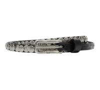 Liebeskind Belt-i 10mm 105 Studded Belts Washed Leather, Cinturón Mujeres, Negro