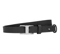 LIEBESKIND BERLIN Cuero cinturón Lora Small Pebble Belt 1,9 CM W105 Black negro