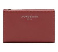 LIEBESKIND Berlin Cuero Estuche de Tarjetas Soft Nappa Lilith Wallet True Red Rojo Oscuro