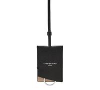 LIEBESKIND BERLIN Cuero llavero Chudy Small Pebble Pendant Black negro