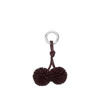 LIEBESKIND BERLIN Cuero llavero Pom Pom Keyring Pomegranate burdeos