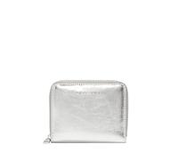 LIEBESKIND Berlin Cuero Monedero Conny Wallet Metallic Silver Plateado