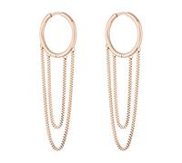 Liebeskind Pendientes de aro de Berlín, Standard, Acero inoxidable, Ninguno