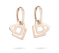 Liebeskind Berlin LJ-1407-E-21 IP - Pendiente de oro rosa, 21, Acero inoxidable, No es una piedra preciosa
