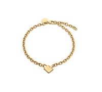 LIEBESKIND Berlin LJ-1630-B-21 - Pulsera de acero inoxidable en oro IP, 21 cm, Acero inoxidable, No es una piedra preciosa