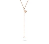 LIEBESKIND Berlin LJ-1634-N-55 - Collar de acero inoxidable en IP oro rosa, 55 cm, Acero inoxidable, No es una piedra preciosa