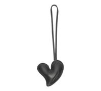 LIEBESKIND BERLIN llavero Puffy Heart Pendant Black negro