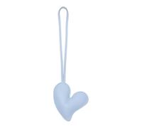 LIEBESKIND BERLIN llavero Puffy Heart Pendant Blue Denim azul claro
