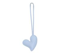LIEBESKIND BERLIN llavero Puffy Heart Pendant Blue Denim azul claro