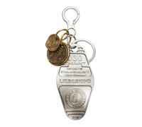 LIEBESKIND BERLIN llavero Tag Keyring American Silver