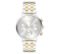 Liebeskind Berlin LT-0472-MC - Reloj de Pulsera analógico de Cuarzo para Mujer con Correa de Acero Inoxidable Bicolor y Oro IP, Plateado/IP Gold