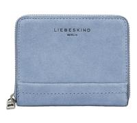 LIEBESKIND Berlin Cuero Monedero Conny Wallet Flower Blue Azul Claro
