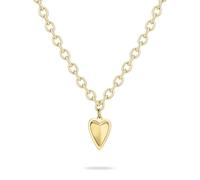 LIEBESKIND Berlin Necklace - Collar de acero inoxidable - IP Gold - Cadena de ancla ajustable hasta 50 cm - resistente al agua y agradable para la piel