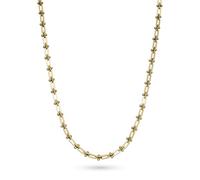 LIEBESKIND Berlin Necklace - Collar de acero inoxidable - IP Gold - Cadena de eslabones ajustable hasta 50 cm - resistente al agua y agradable para la piel