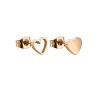 Liebeskind Berlin Para Mujer Pendientes - Basic Pendientes De Acero Inoxidable - Poliert & Mattiert - Pequeña Stecker En Varios Formen Y Colores- Perfecto Für Den Alltag