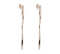 Liebeskind Berlin Para Mujer Pendientes Colgantes - Lange Hängeohrringe De Acero Inoxidable En Plata, Oro, Oro Rosa & Negro - Minimalistisches Design, Pendientes Leicht & Elegante