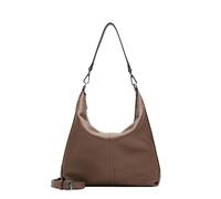 Liebeskind Berlin Paris M I Hobo Bag - Bolso bandolera para mujer de piel con bandolera y correa cruzada, bolso de hombro, compartimento principal con cremallera, 2 compartimentos interiores, Russet