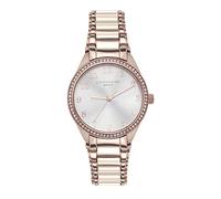 LIEBESKIND Berlin - Reloj analógico de Cuarzo para Mujer con Correa de Acero Inoxidable, IP Oro Rosa, Pulsera