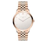 Liebeskind Berlin Reloj analógico de Cuarzo para Mujer con Correa de Acero Inoxidable, IP Oro Rosa., Pulsera