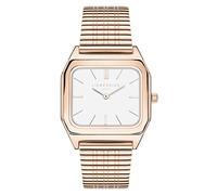 Liebeskind Berlin - Reloj de Pulsera para Mujer, Rectangular, 34 x 33 mm, Correa de Acero Inoxidable, Resistente al Agua a 3 ATM, Atemporal y Moderno, Oro Rosa, 34x33 mm, Moderno