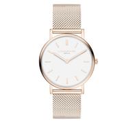 Liebeskind Berlin - Reloj de Pulsera para Mujer, Redondo, Oro Rosa, 37 mm, Elegante de Acero Inoxidable Pulido con Mecanismo de Cuarzo, analógico, Resistente al Agua 5 ATM, Resistente a los arañazos
