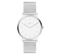 Liebeskind Berlin - Reloj de Pulsera para Mujer, Redondo, Plateado, 37 mm, Elegante de Acero Inoxidable Pulido con Mecanismo de Cuarzo, analógico, Resistente al Agua 5 ATM, Resistente a los arañazos