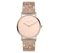 Liebeskind Berlin Reloj para Mujer - Redonda Reloj De Cuarzo 34 Mm - Glitter Pulsera De Malla - 5 ATM Resistente Al Agua - Moderno & Elegante