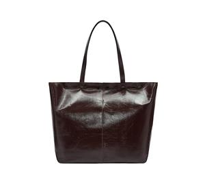 Liebeskind Berlin Shopper L Rive Paper Touch Crinkle Burgundy, granate