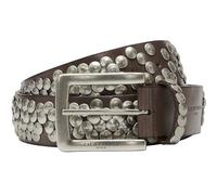 Liebeskind Berlin Women's Studded H 38 mm Belt, Stone, gris