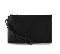 LIEBESKIND BERLIN Cuero bolsa de utensilios muñequera Pouch Black negro