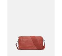 LIEBESKIND Bolso bandolera Berlin Clarice M - Bolso bandolera de piel con correa ajustable - compartimentos generosos con cremallera y cierre de botón