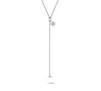 LIEBESKIND Collar Berlin LJ-1632-N-55 de acero inoxidable en plata, 55 cm, Acero inoxidable, No es una piedra preciosa