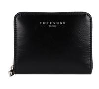 Liebeskind Conny M Wallet M Lack Distressed, Cartera Mujeres, Negro